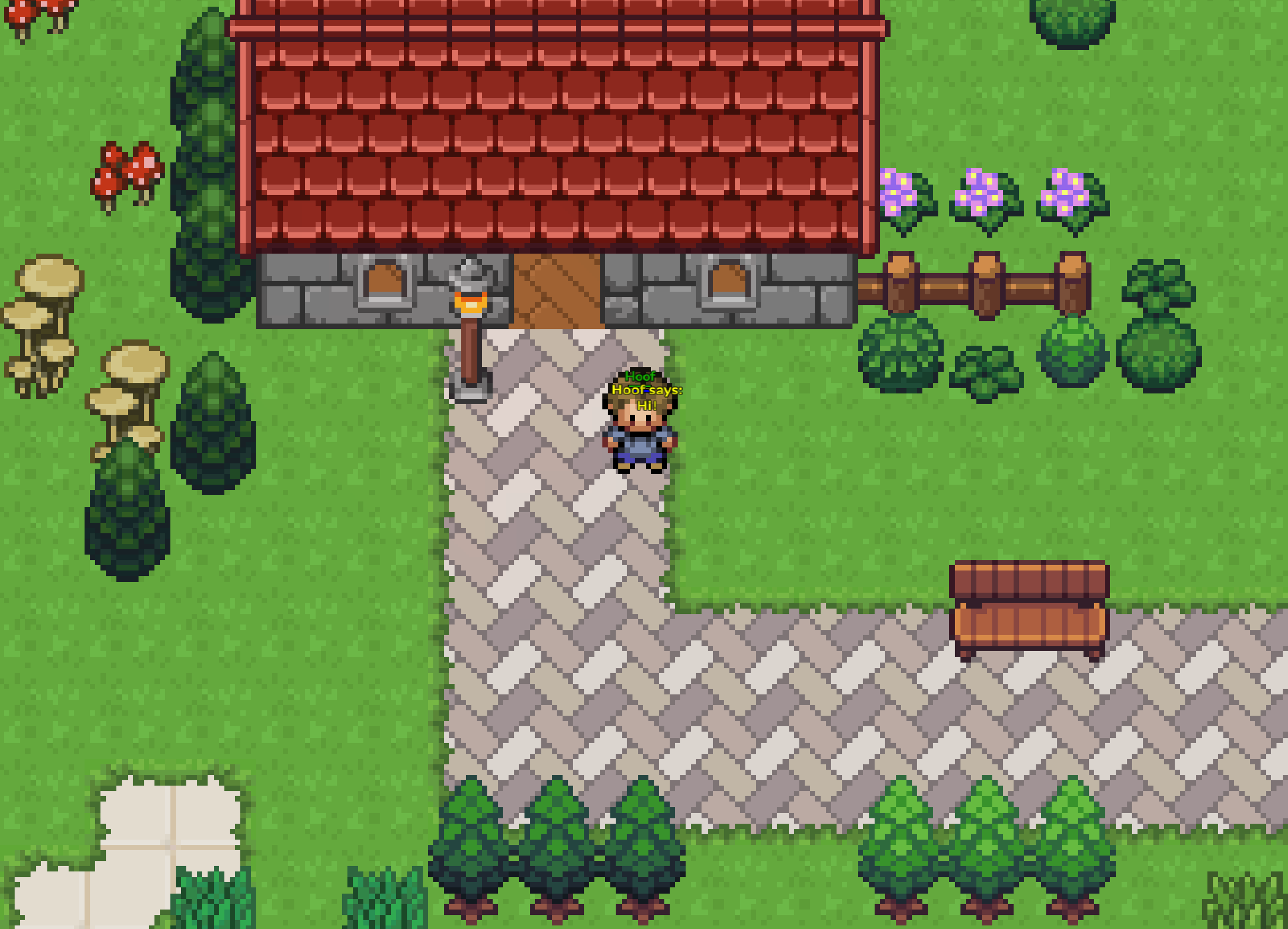 Pixel art house